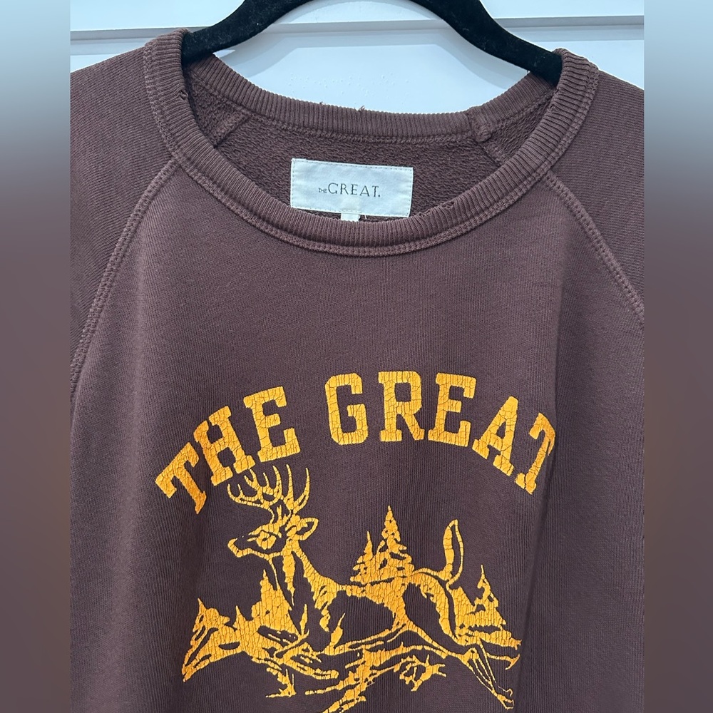 The Great College Sweatshirt w/ Deer Graphic - Picture 3 of 3